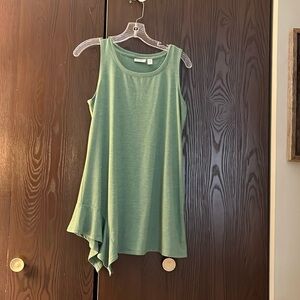 Logo Lounge light green basic sleeveless top. Size Small.